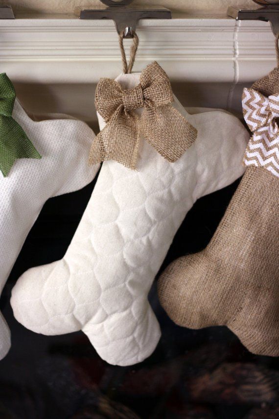 Dog shop christmas stocking