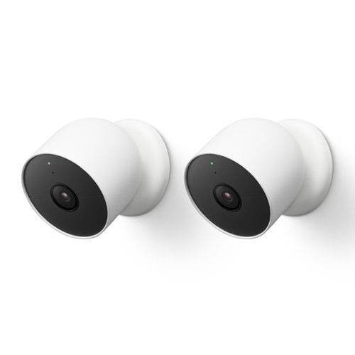 Nest Indoor and Outdoor Security Cam 2-Pack