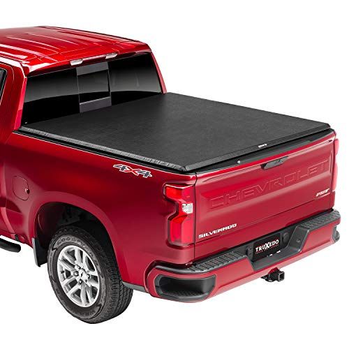 TruXedo TruXport Soft Roll Up Truck Bed Tonneau Cover | 272401 | Fits 2019 - 2021 Chevy/GMC Silverado/Sierra, works w/ MultiPro/Flex tailgate (Will not fit Carbon Pro Bed) 5' 10