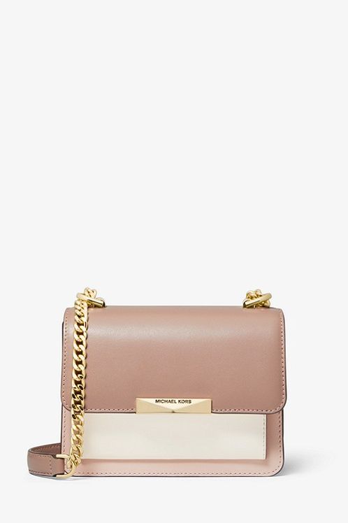 Jade Extra-Small Tri-Color Leather Crossbody Bag