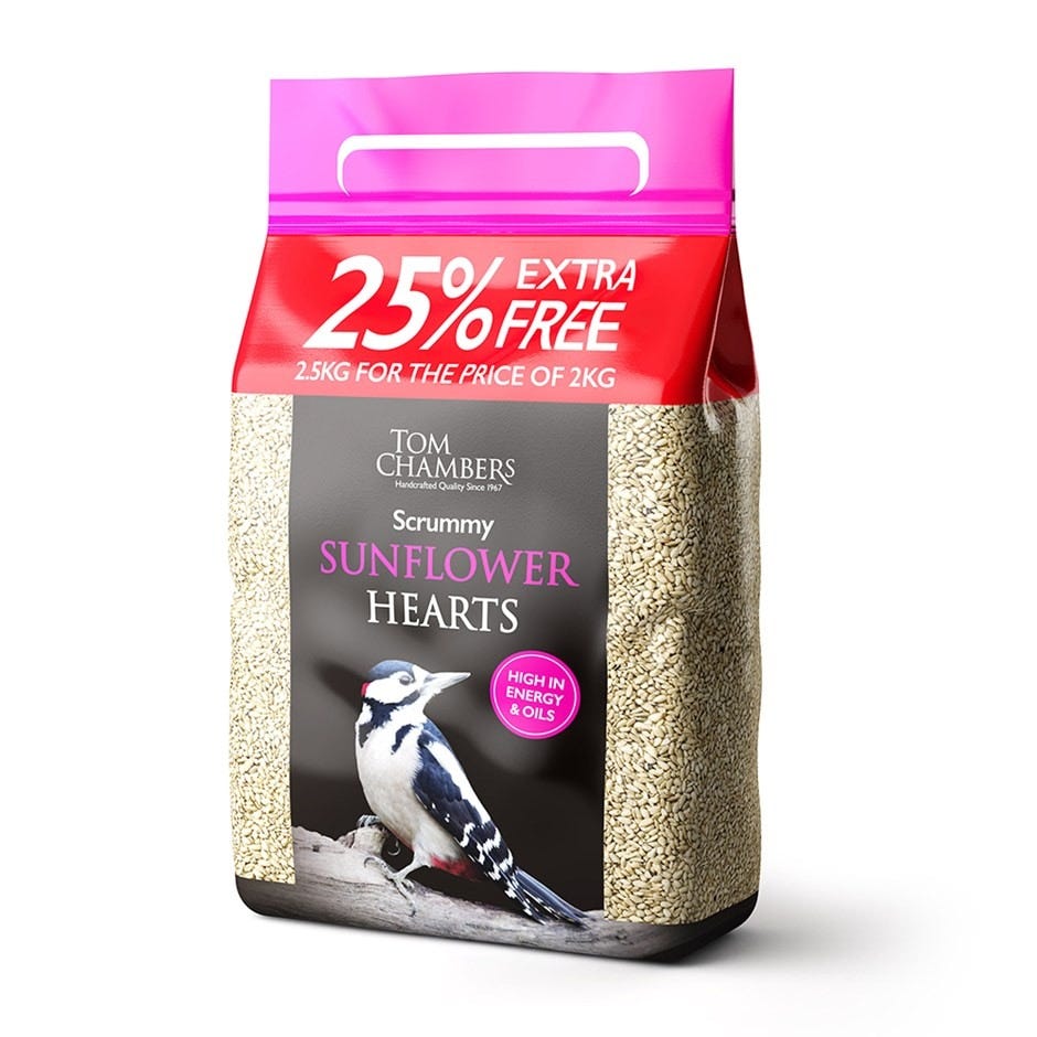 12 x 6 Extra Select Sunflower Heart Fat Balls Wild Bird Treat