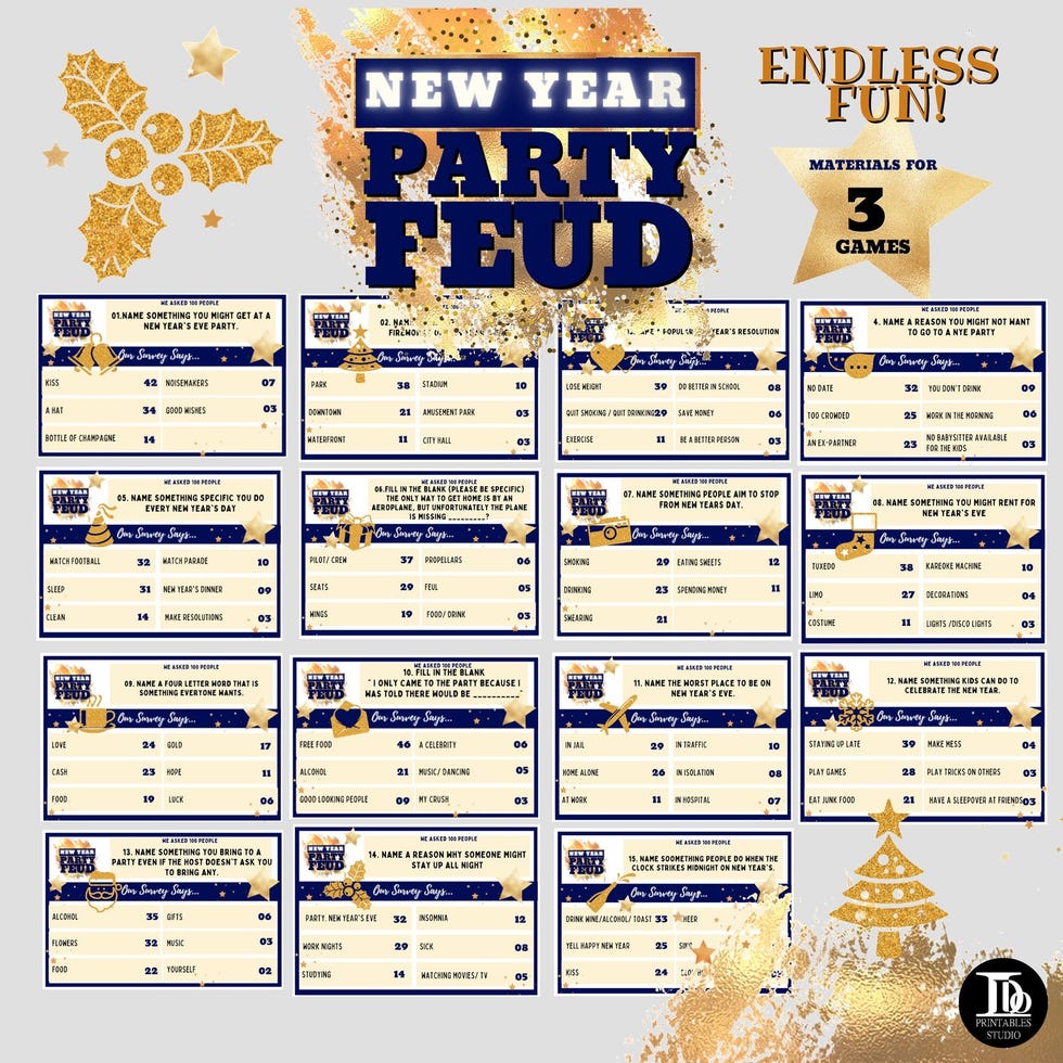 22 Best New Year's Eve Games for 2023 - Play Party Plan