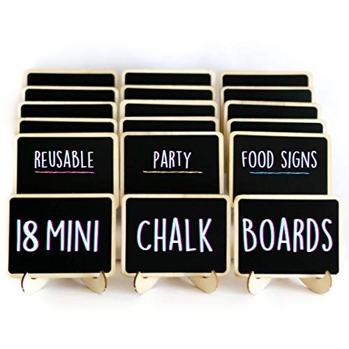 Mini Chalkboard Signs for Food