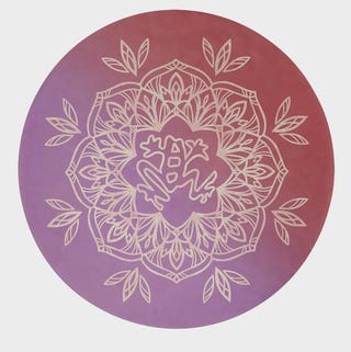 Manduka eQua eKO Round Yoga Mat Manduka eQua eKO Round Yoga Mat