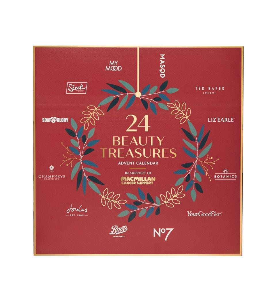 Macmillan 24 Beauty Treasures Big Brand Advent Calendar