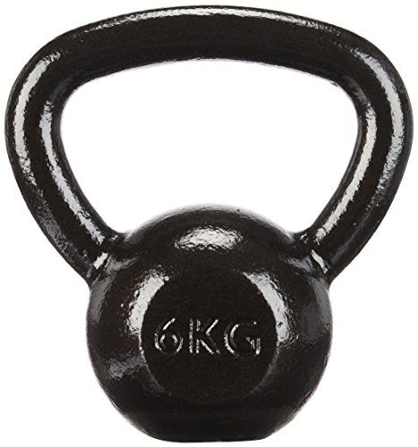 Black Cast Iron Kettlebell - 6kg