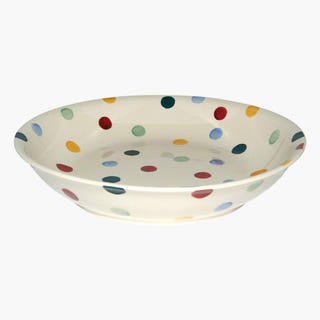 Polka Dot Medium Pasta Bowl