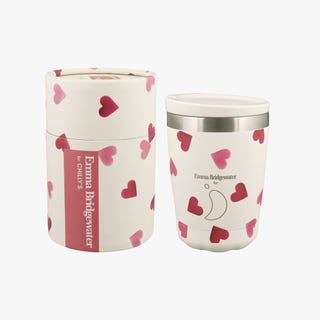 Pink Hearts Insulated Coffee Cup