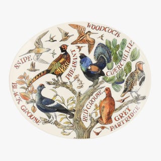 Game Birds Medium Oval Platter