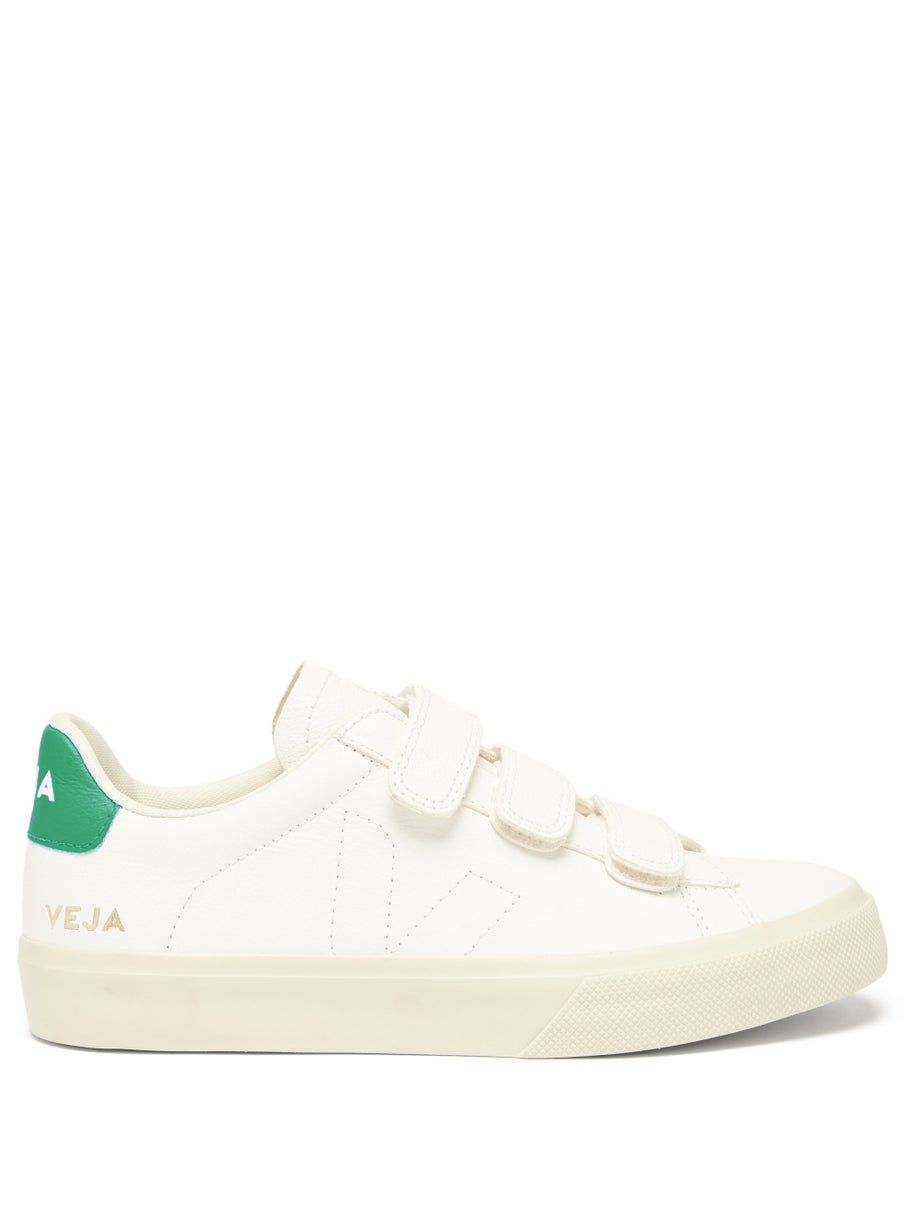 Recife velcro-strap leather trainers