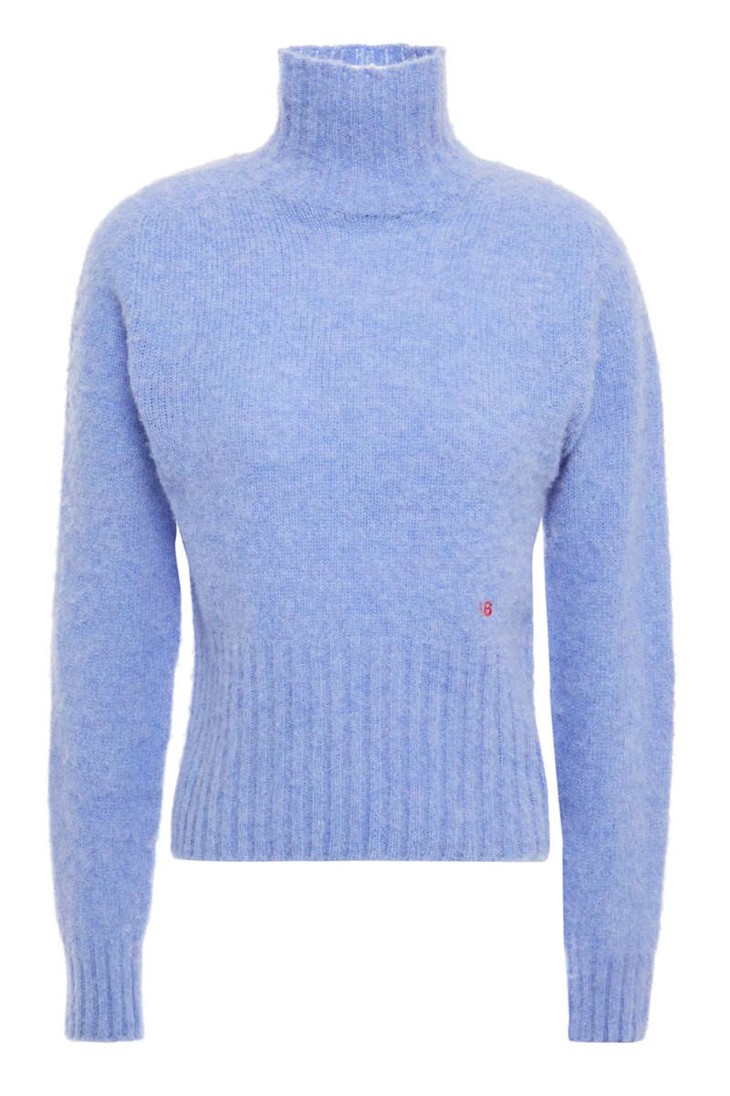 Brushed-Wool Turtleneck Sweater