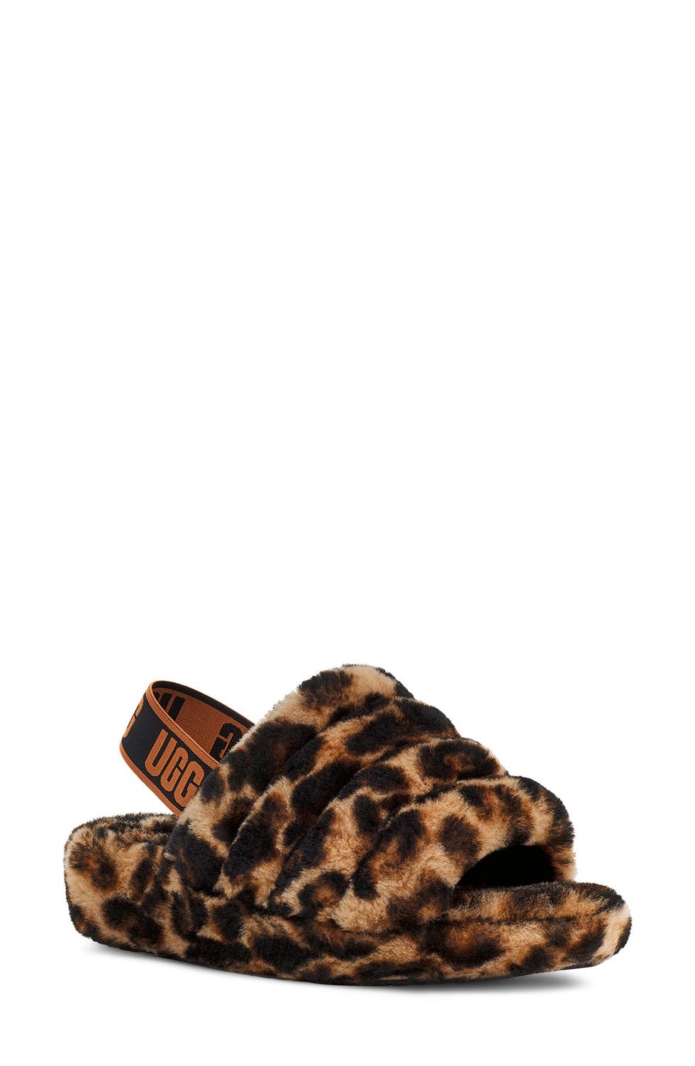 UGG Fluff Yeah Genuine Shearling Slingback Sandal