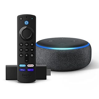 Paquete de entretenimiento: Fire TV Stick (controles de TV incluidos) con Echo Dot (3ra generación)