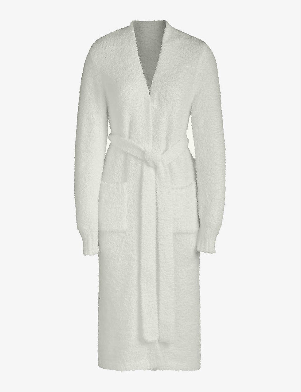 Buy SKIMS Cozy Knit Bouclé Robe - Black At 60% Off