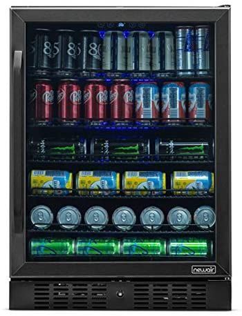 Beverage Refrigerator Built In Cooler with 177 Can Capacity
