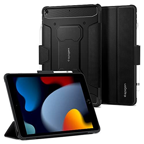 SEYMAC stock Funda para iPad de 9ª/8ª/7ª generación de 10.2 pulgadas, a  prueba de golpes con protector de pantalla, soporte para lápices, correa de