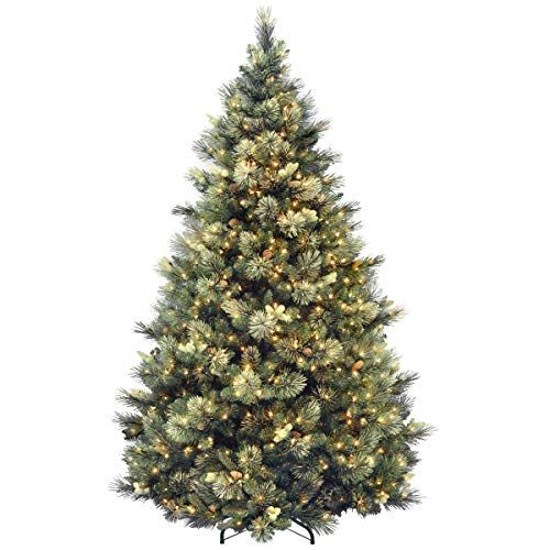 7.5-Foot Artificial Holiday Prelit Christmas Tree