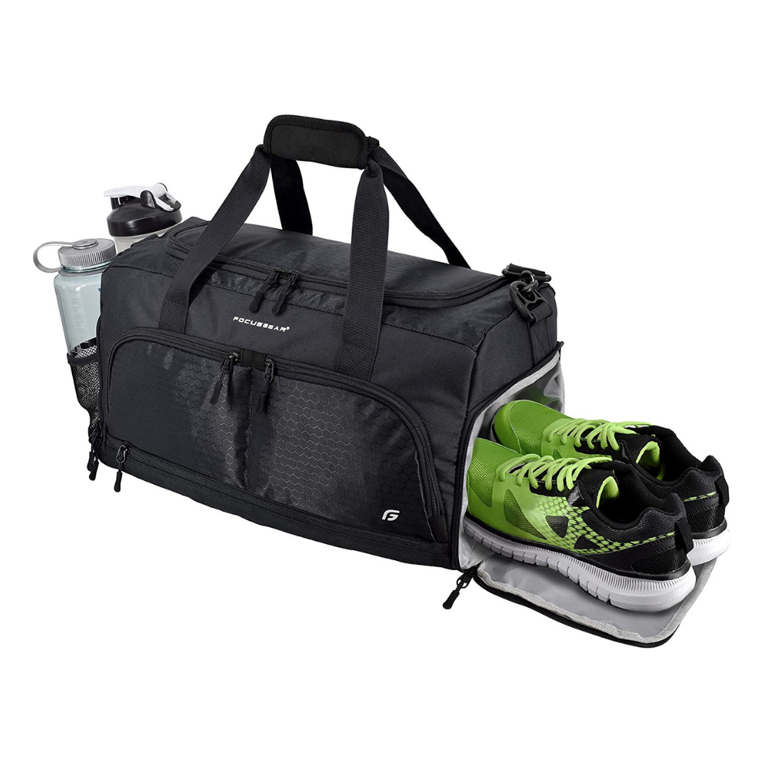 Sports Duffel Workout Travel Carry Luggage Athletic Gym Bag Mens Geer 
