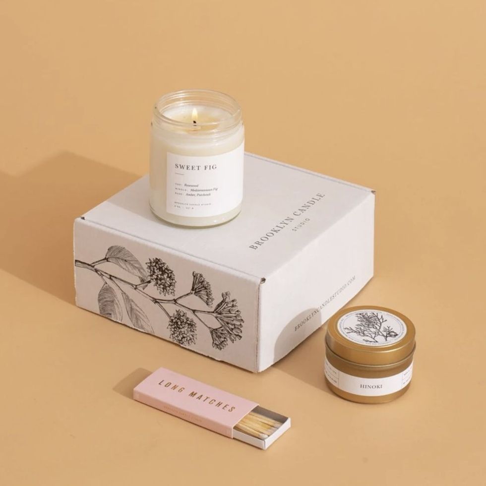Premium candle from the monthly subscription box