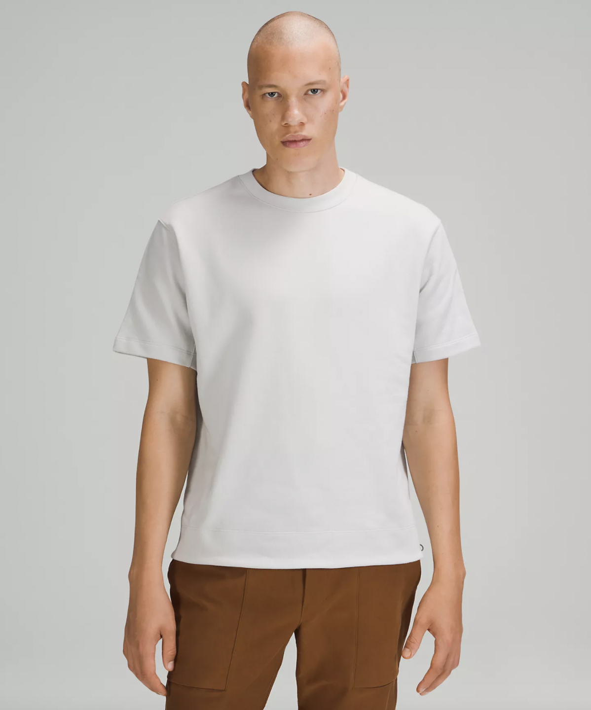 French Terry Oversized Short Sleeve Crew