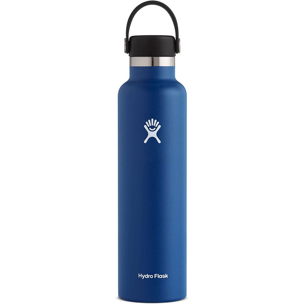 24 oz. Stainless Steel Water Bottle with Standard Mouth Flex Lid