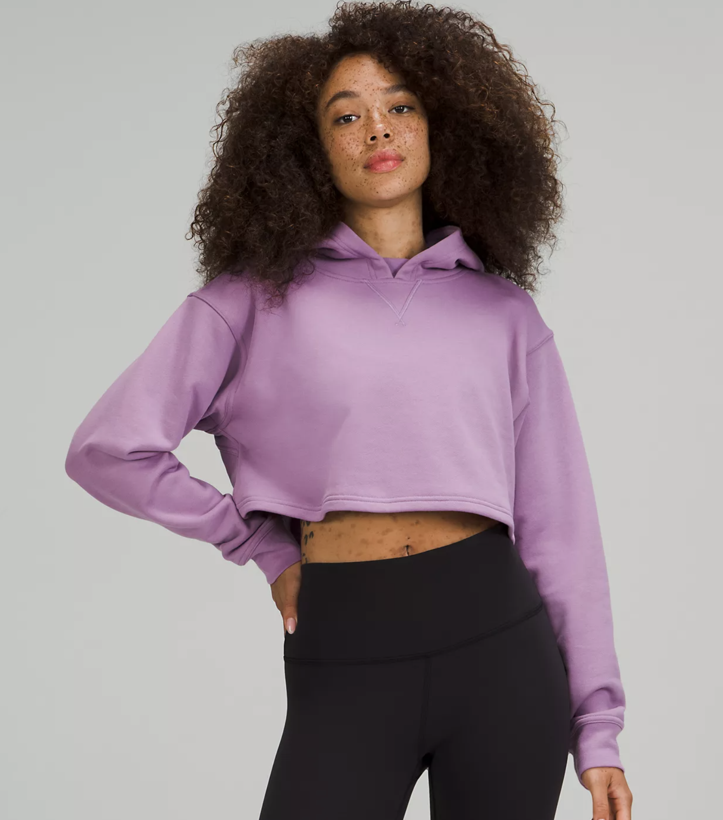 lululemon crop zip up