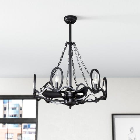 The 9 Best Fandeliers 2 In 1 Ceiling Fans And Chandeliers 2 In 1 Ceiling Fans And Chandeliers, Wayfair Chandeliers With Fans