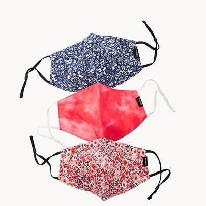 Pack of 3 Tie-Dye and Floral Unisex Face Masks