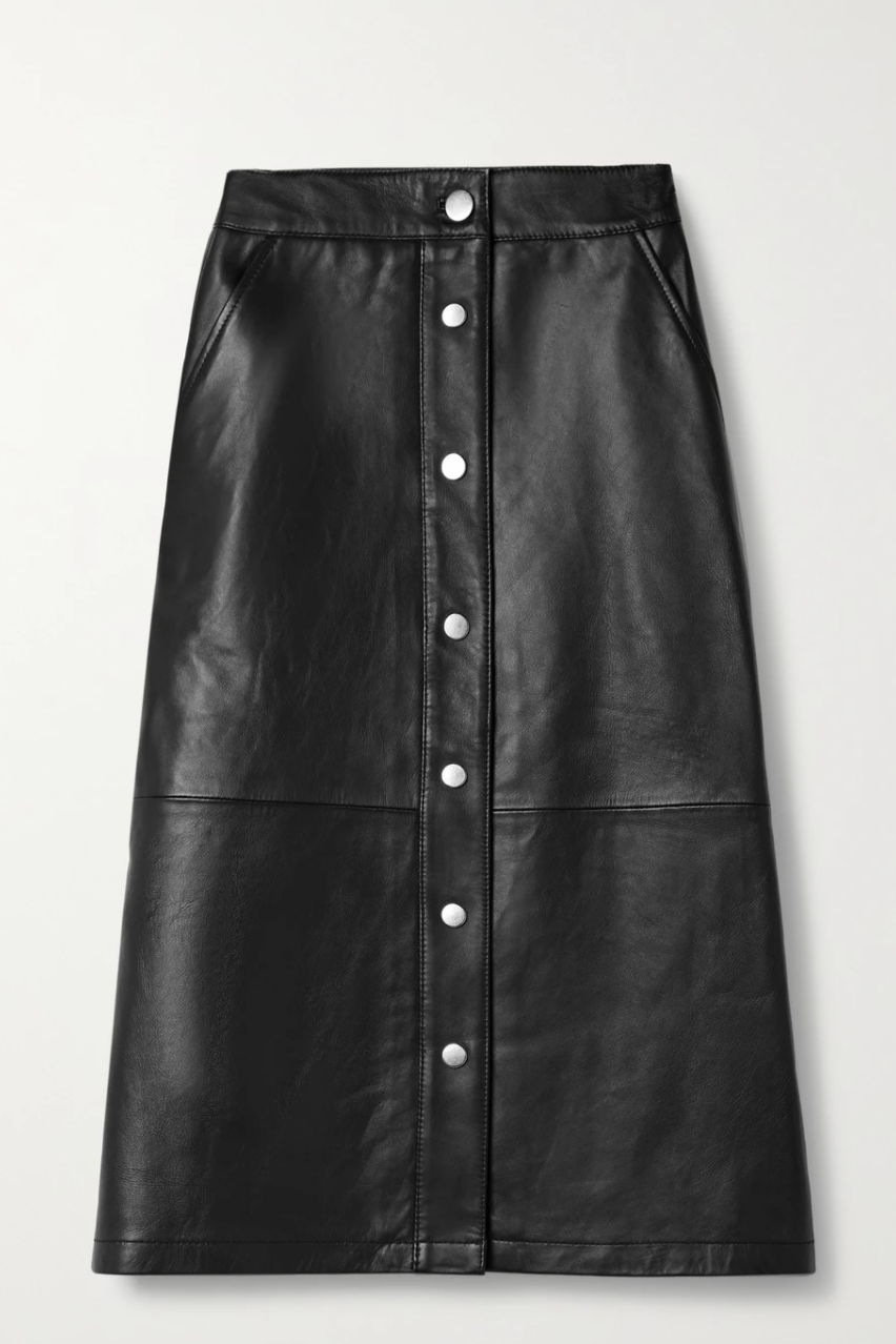 Lara Recycled Leather Skirt
