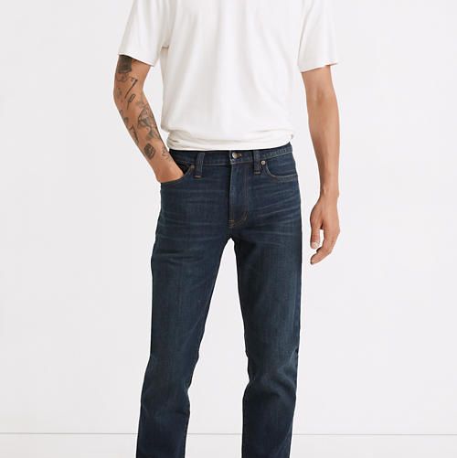 Madewell Straight Jeans in Stratfield Wash