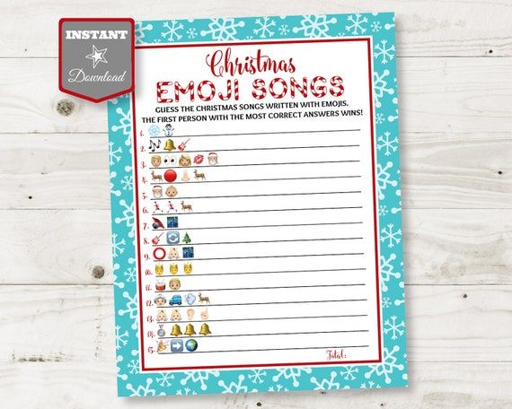 guess the carol emoji edition answers