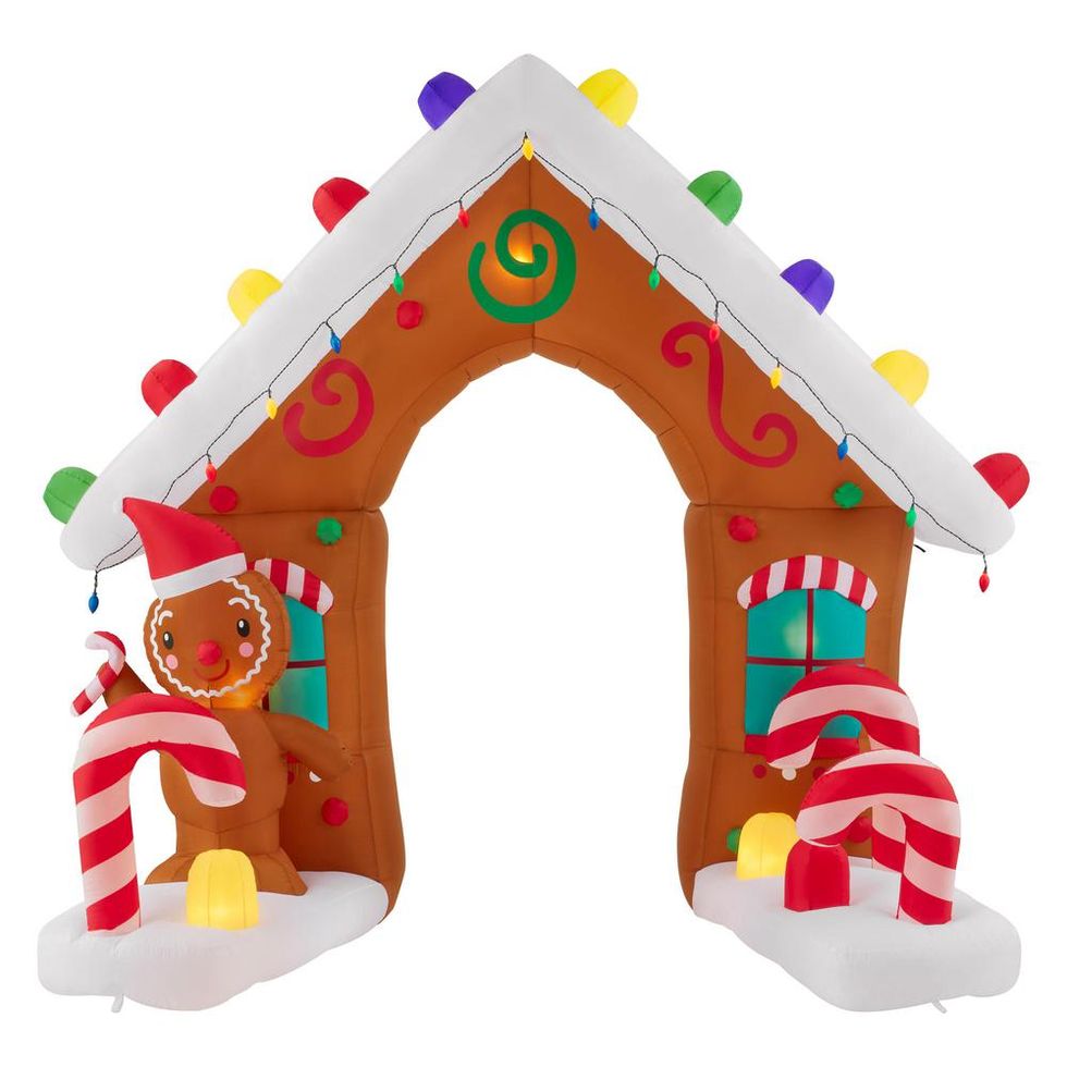 Giant-Sized Gingerbread Arch Christmas Inflatable