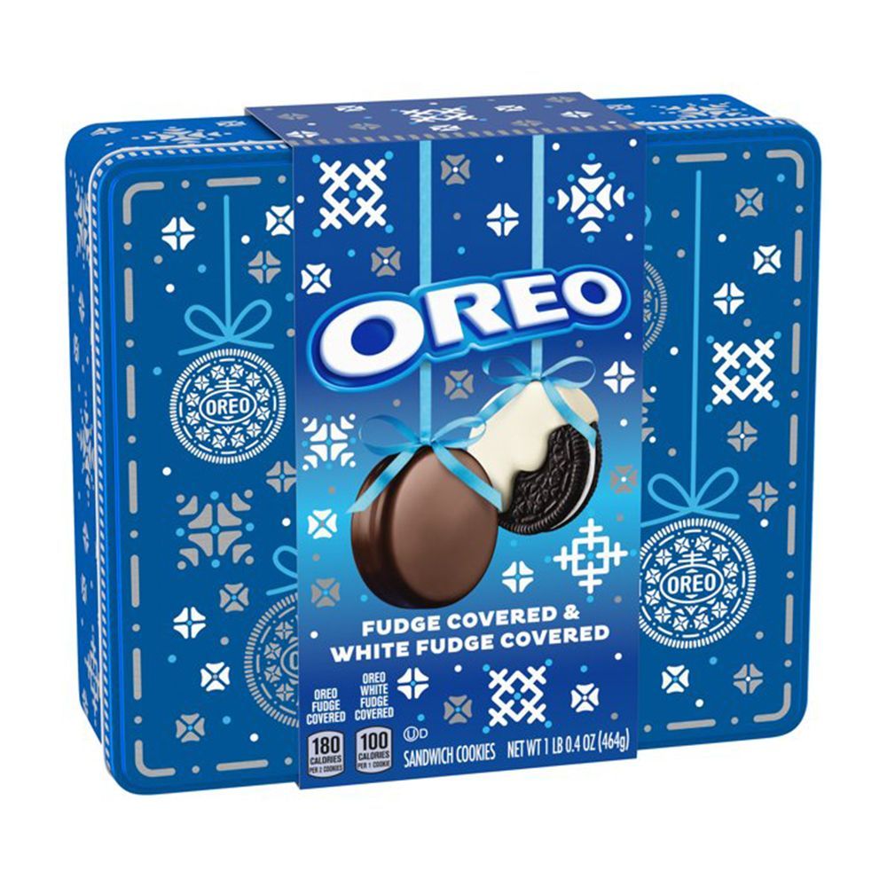 Oreo Fudge-Covered Cookie Holiday Tin