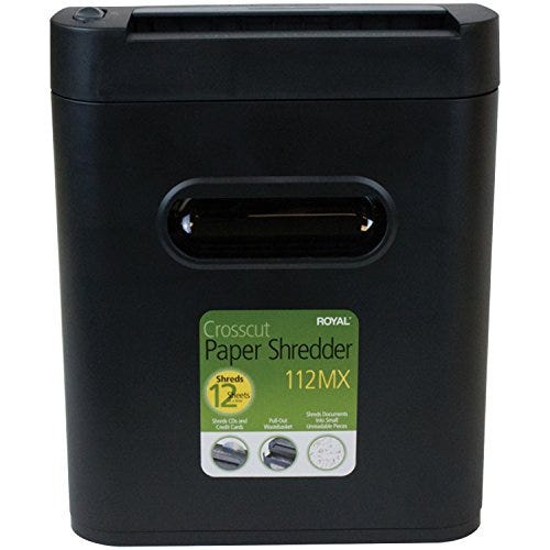 Royal 112MX 12-Sheet Cross Cut Shredder 