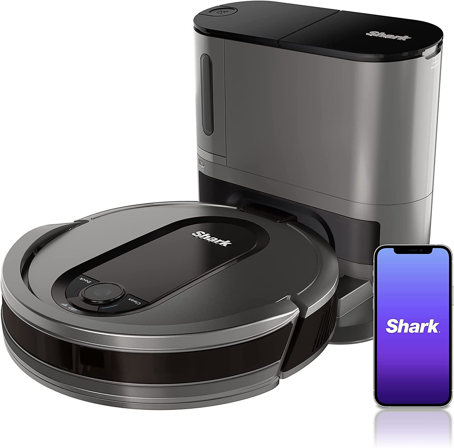 Robot Vacuum with Self-Empty Base