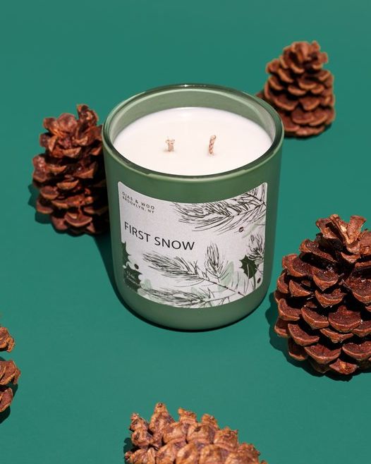 First Snow Candle