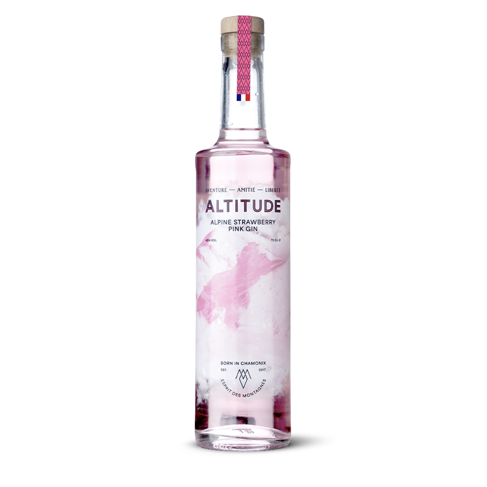 Altitude Alpine Strawberry Pink Gin | 40% ABV | 70cl