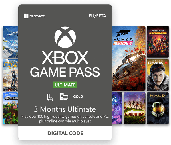 Xbox Game Pass Ultimate |  Membresía de 3 meses - Código de descarga digital