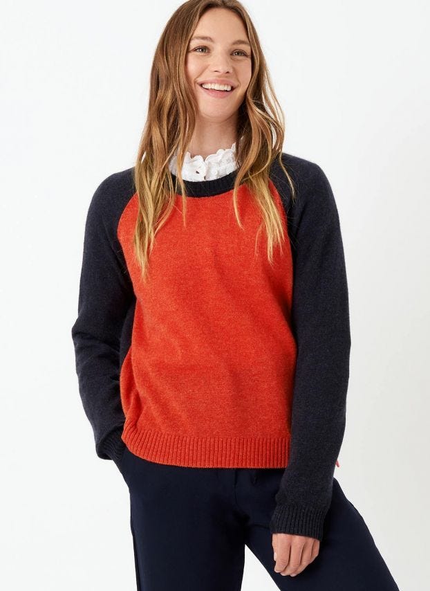 Cashmere Colour Block Jumper
