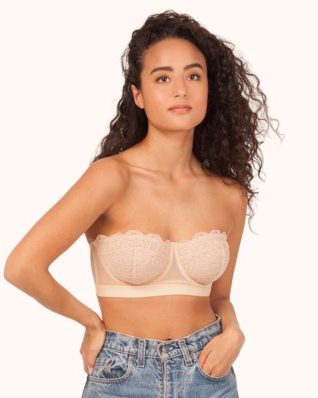 The Lace Strapless