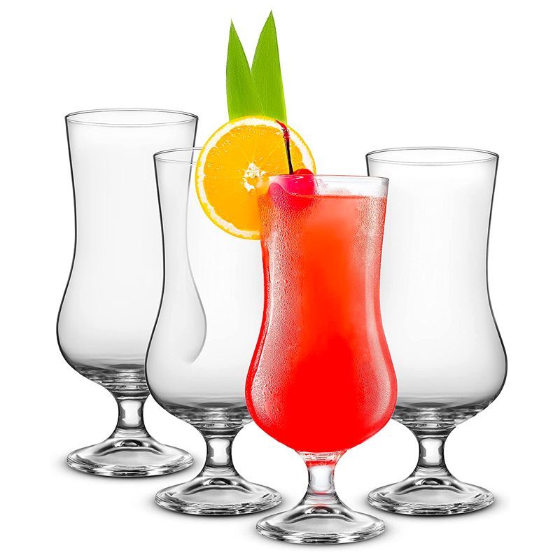 Tulip Shaped Cocktail Glasses (Set of 4)