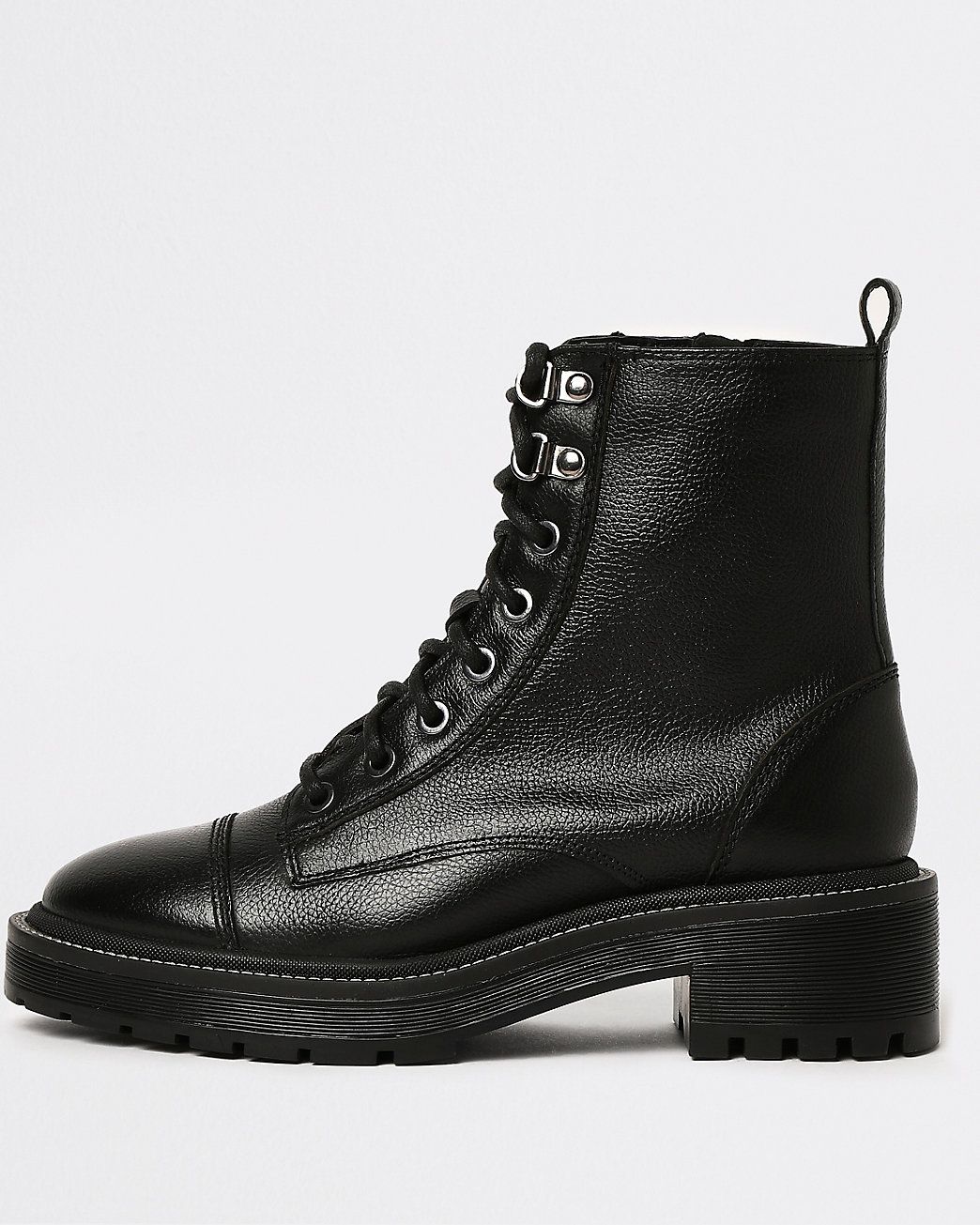 River island black boots on sale sale