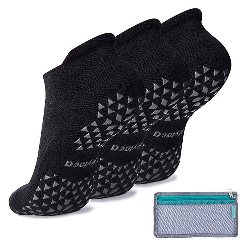 Hylaea Unisex Non-Slip Grip Sock 3-Pack