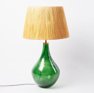 Verre Green Glass Desk & Table Lamp