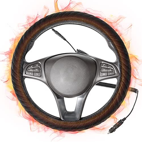 Heated Steering Wheel Cover, Steering Wheel Heater, Auto Wheel