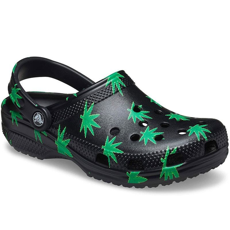 Unisex Classic Hemp Leaves Clogs