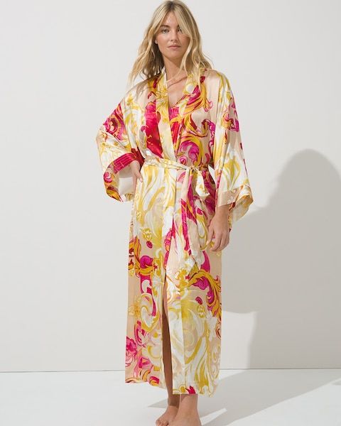 100 percent silk robe