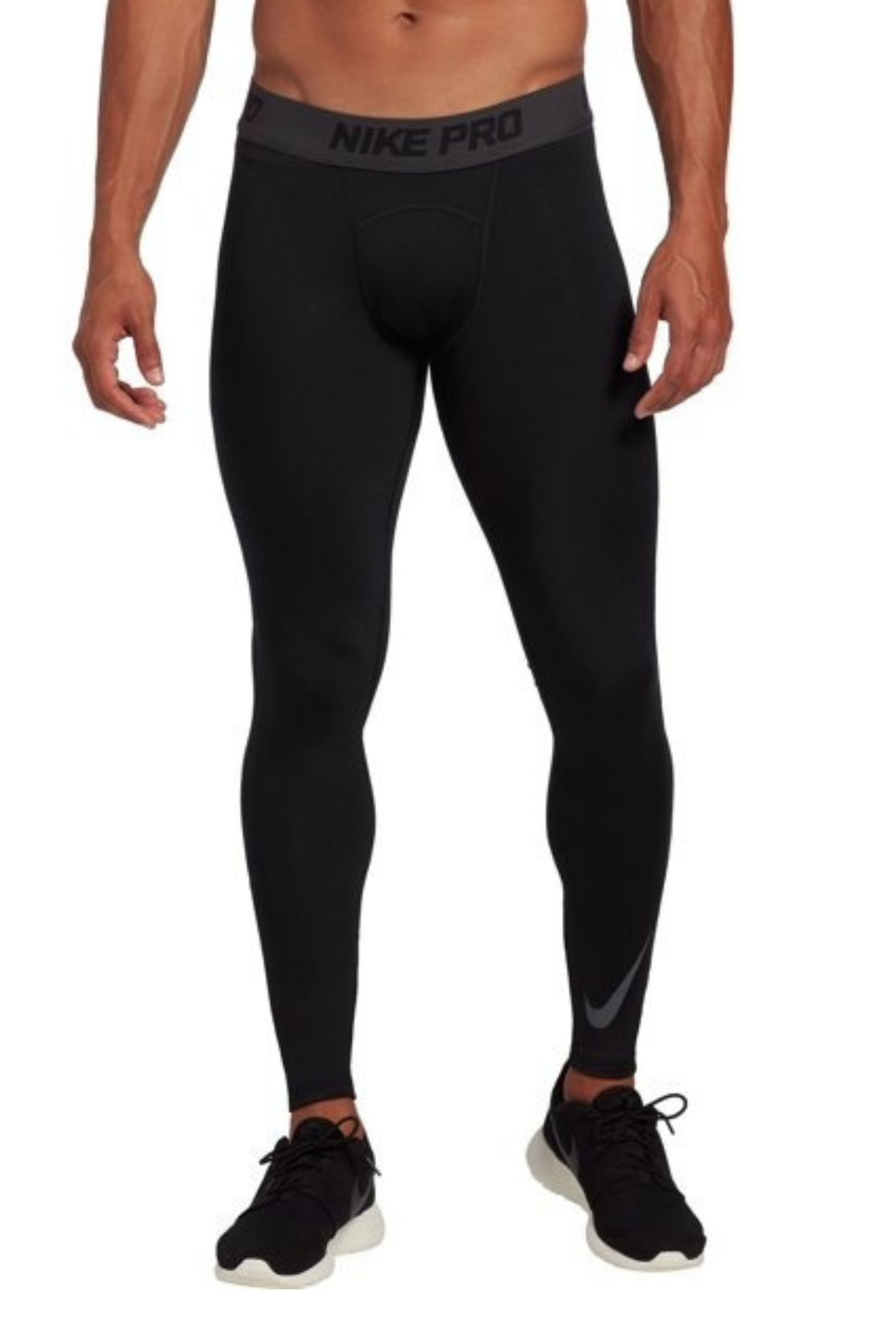 Self Pro Men's Thermal Compression Pants Athletic Sports Leggings Running Tights Cold Weather Winter Warm Base Layer Bottom