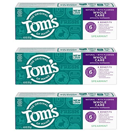 Tom’s Of Maine Whole Mouth Natural Toothpaste with Fluoride