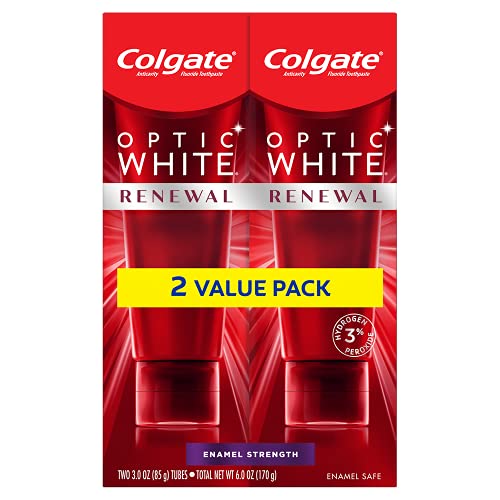 Colgate Optic White Renewal Enamel Strength Whitening Toothpaste